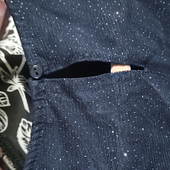 H&M Navy Blue Tulle Sparkle Formal Dress size 5 - Picture 5 of 10